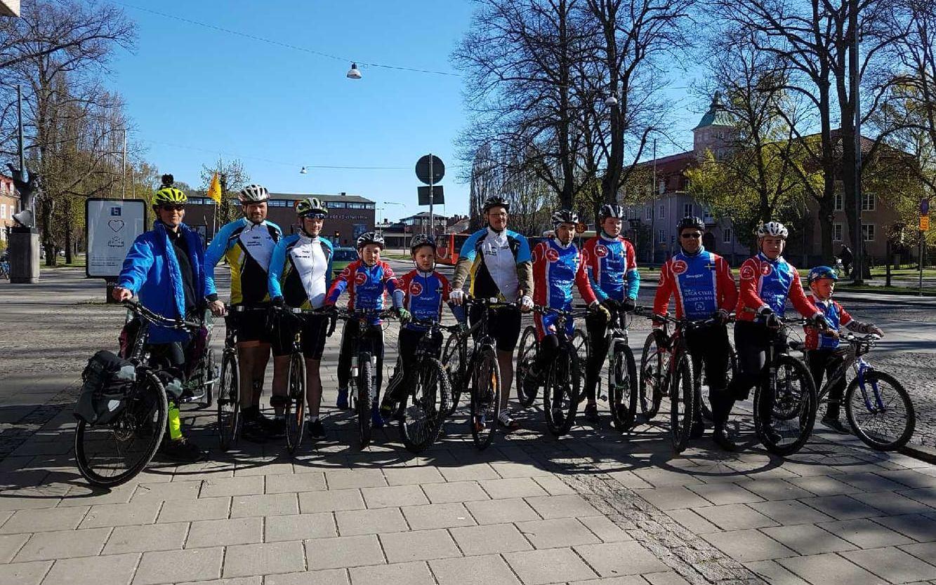 Cykelkortege i Norrköping i maj. Bild: Läsarbild
