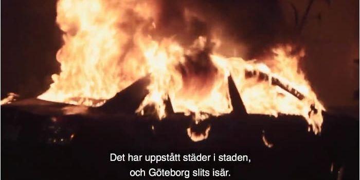 Moderaternas kampanjfilm tecknar en dyster bild av Göteborg.