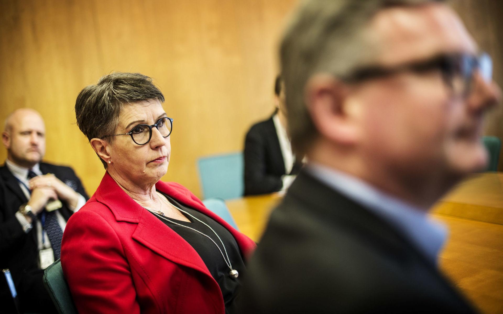 Jonas Ransgård och riksdagsledamoten Ellen Juntti. 
