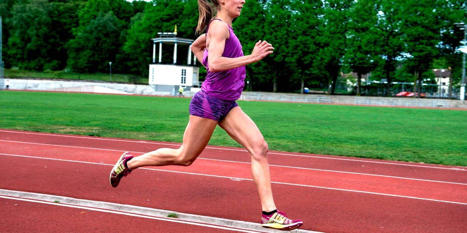 En stor del av landslagslöparen Charlotta Fougbergs träning är förlagd till löparbanorna på Slottsskogsvallen – där man även som motionär kan springa för 40 kronor per gång.