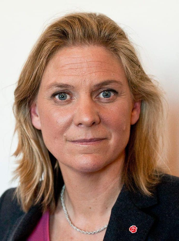 
     Magdalena Andersson (S), finansminister 
   