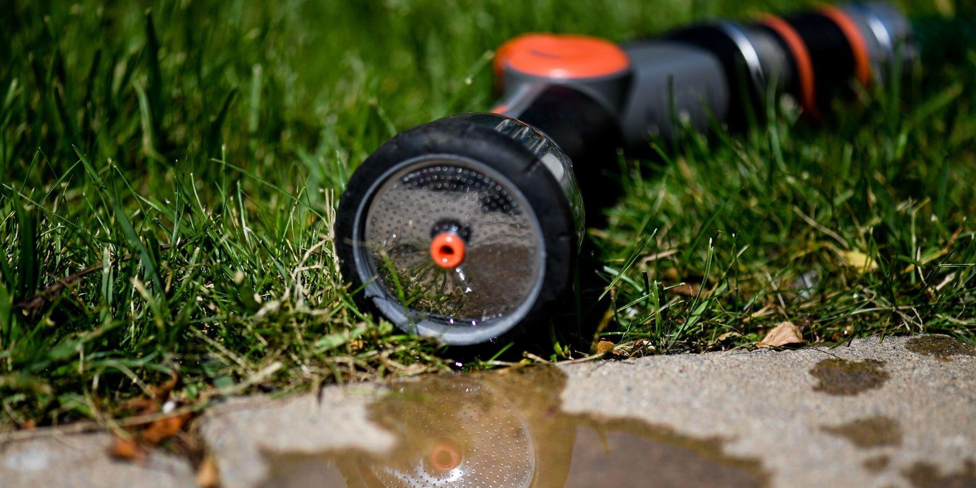 Undvik att vattna gräsmattan! Det meddelar förvaltningen Krettslopp och vatten efter värmeböljan som gjort göteborgarna extra törstiga.