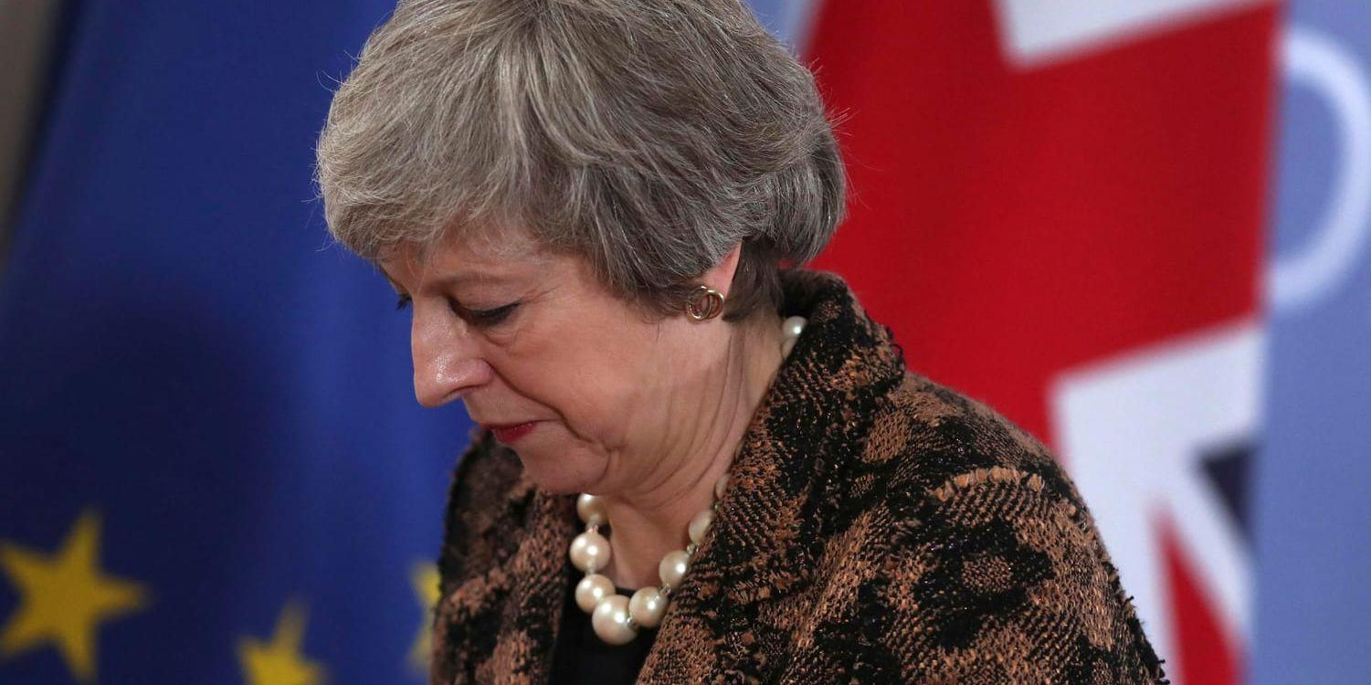 Premiärminister Theresa May har många problem att brottas med, inte minst landets utträde ur EU. Arkivbild.