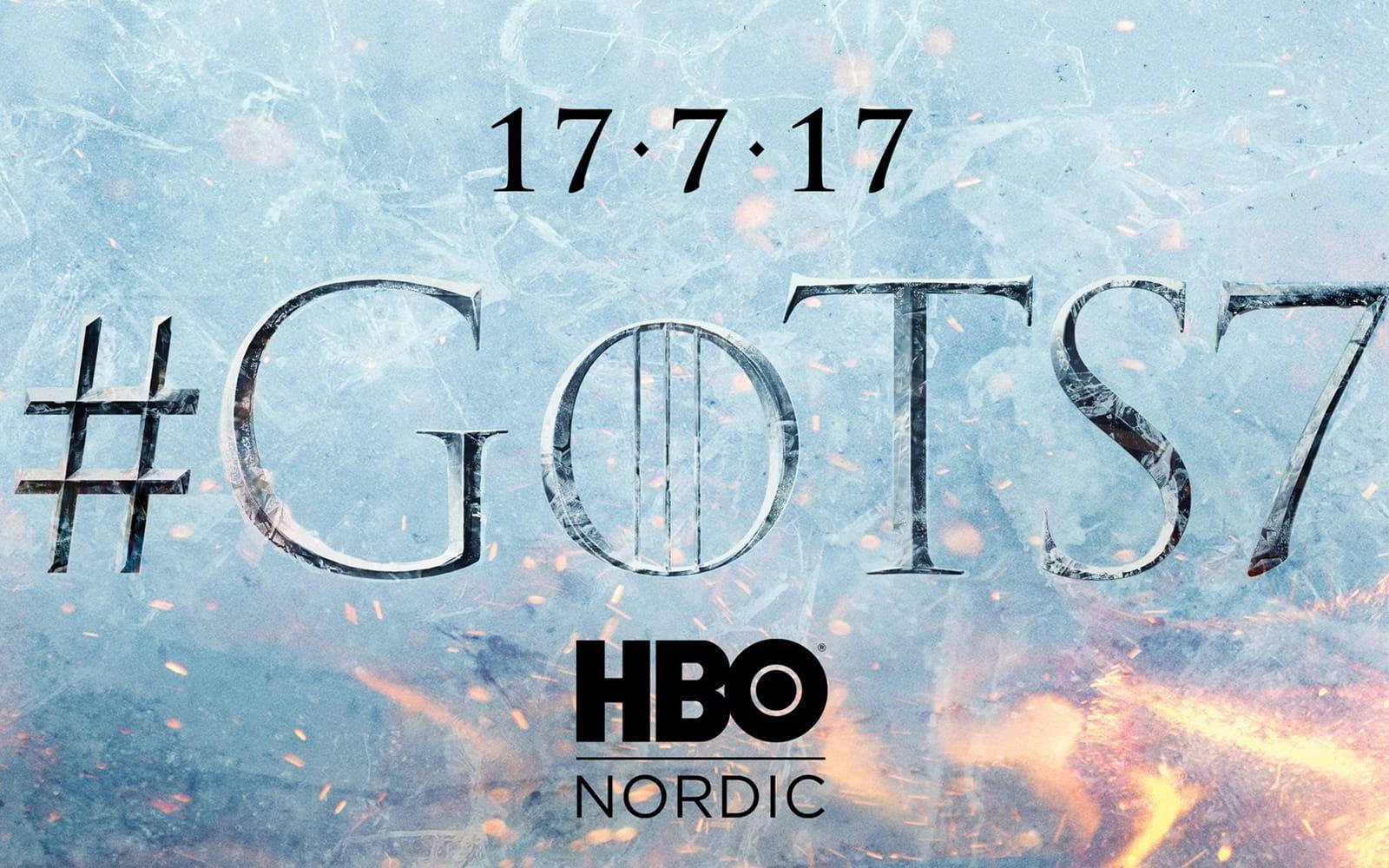 <strong>IS OCH ELD:</strong> I mars släppte HBO en poster för att marknadsföra den nya säsongen. I den möts is och eld, vilket tycks bekräfta fansens teorier om att Jon Snow (is) och Daenerys (eld) slutligen kommer att mötas under den kommande säsongen. Foto: HBO Nordic