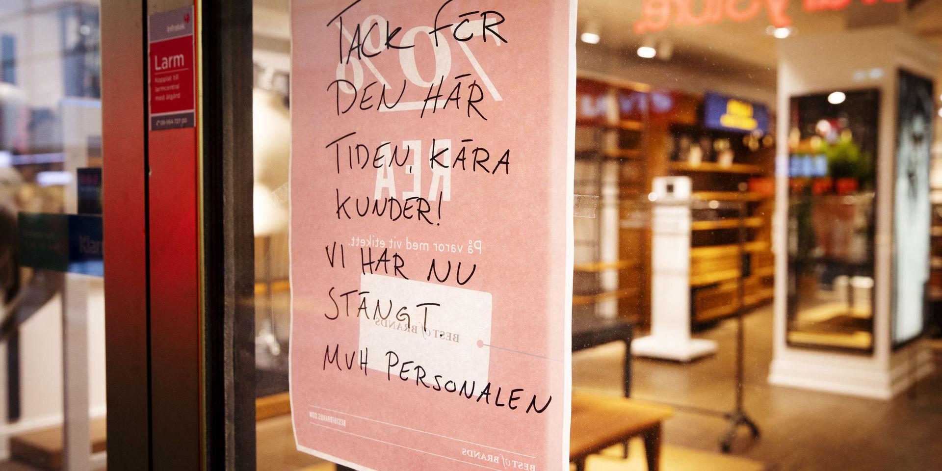 På måndagen stängde Best of Brands i Göteborg. 