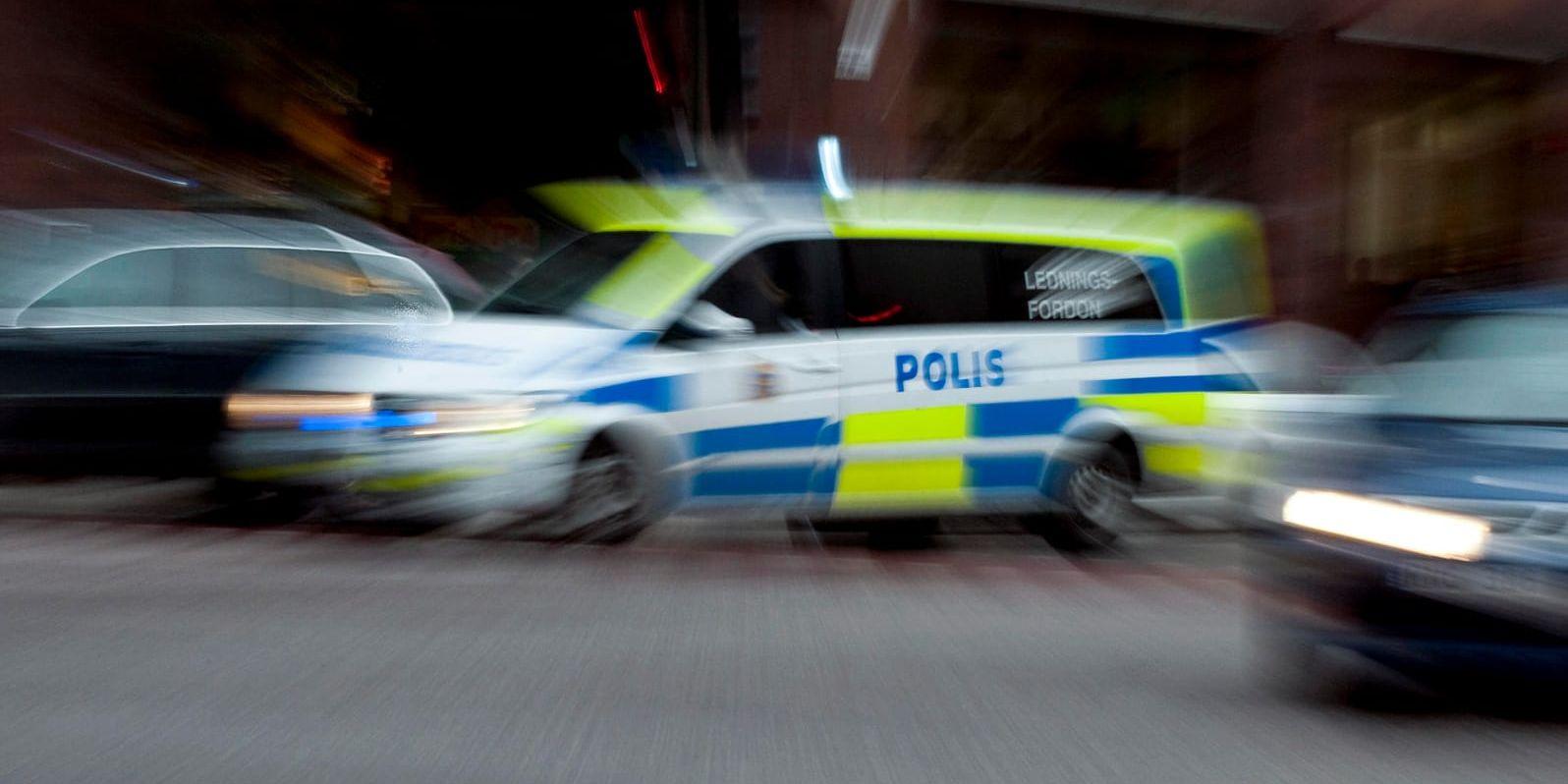 Under söndagseftermiddagen greps en 55-årig man i Ljungby. Arkivbild.