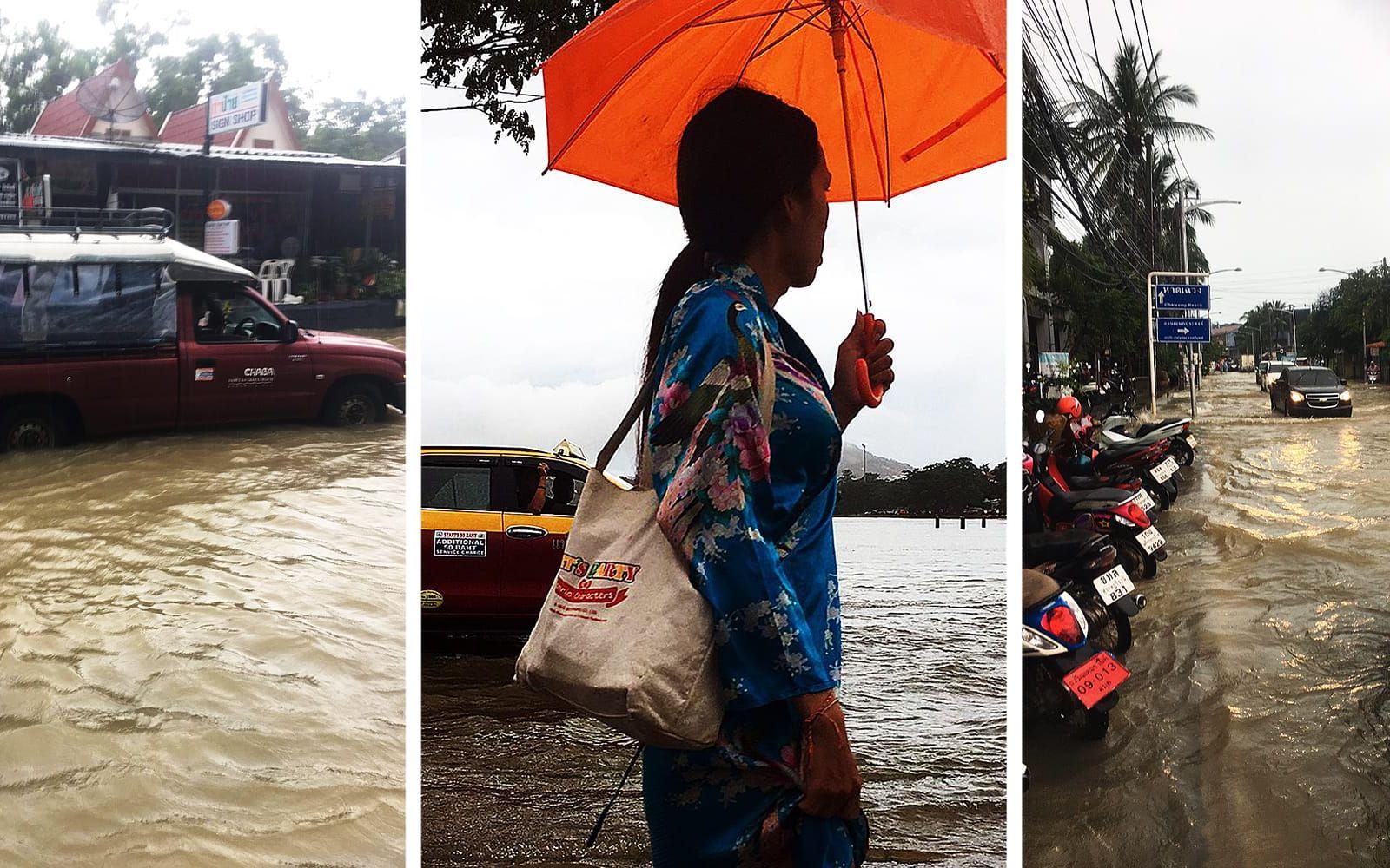 Bland de översvämningsdrabbade områdena i Thailand finns den populära turistorten Koh Samui. FOTO: TT och PRIVAT