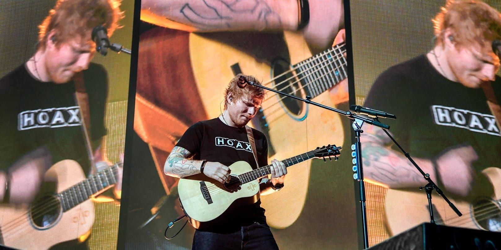 Ed Sheeran fortsätter att skriva musikhistoria. Arkivbild.