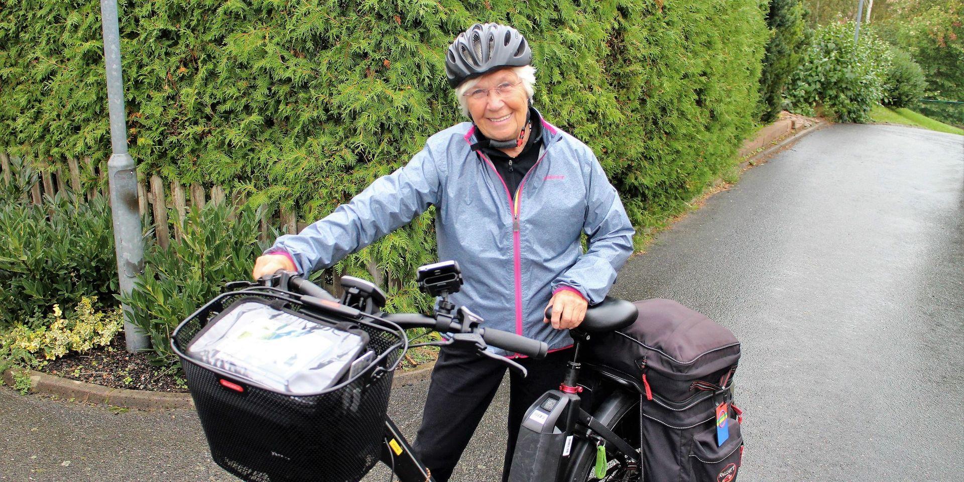 75-åriga Ingrid Johansson älskar att hålla igång både kropp och knopp. Nyligen kom hon hem efter en nätt liten cykeltur från Österrike till Göteborg.