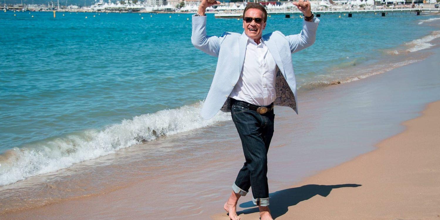 Arnold Schwarzenegger i Cannes.