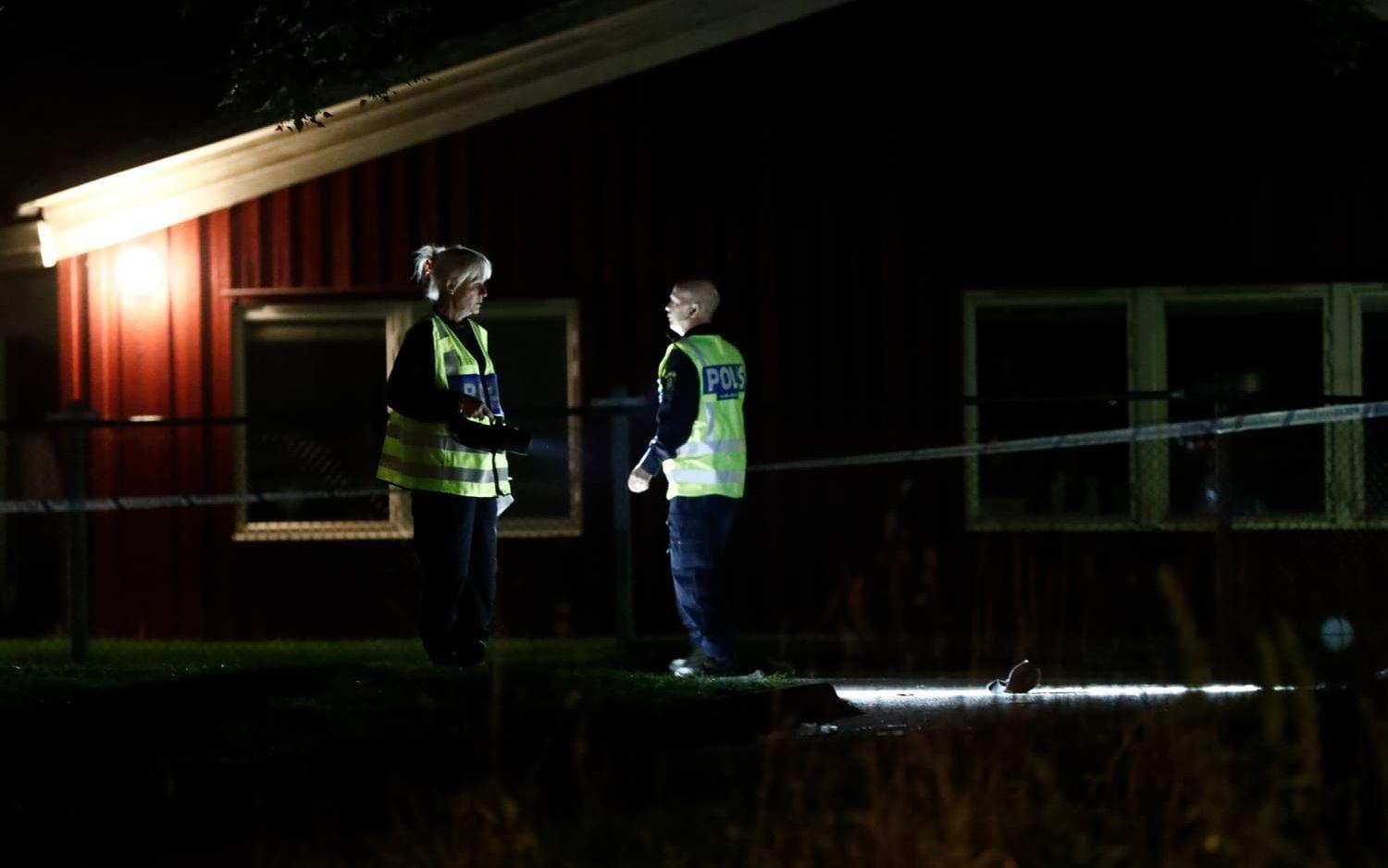 Polisen utesluter inte ett samband med gängkriminaliteten. Bild: Anders Ylander