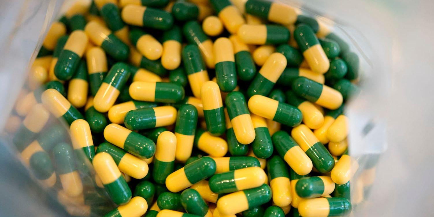 Tramadol är ett smärtstillande läkemedel som liknar morfin, och som är narkotikaklassat i Sverige. Arkivbild.