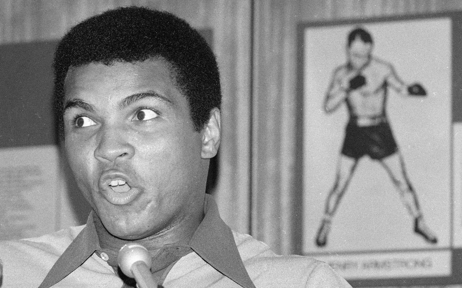 Muhammad Ali dog efter en kortare sjukhusvistelse 3 juni. Han blev 74 år gammal. Bild: Arkiv