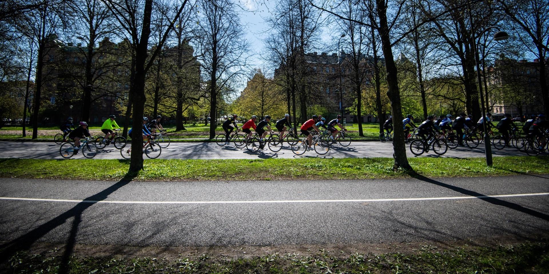 Cyklister på Stadsgirot (70 km) 2018.