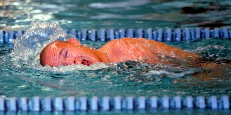 Mästare. David Lega har satt 14 världsrekord i simning.