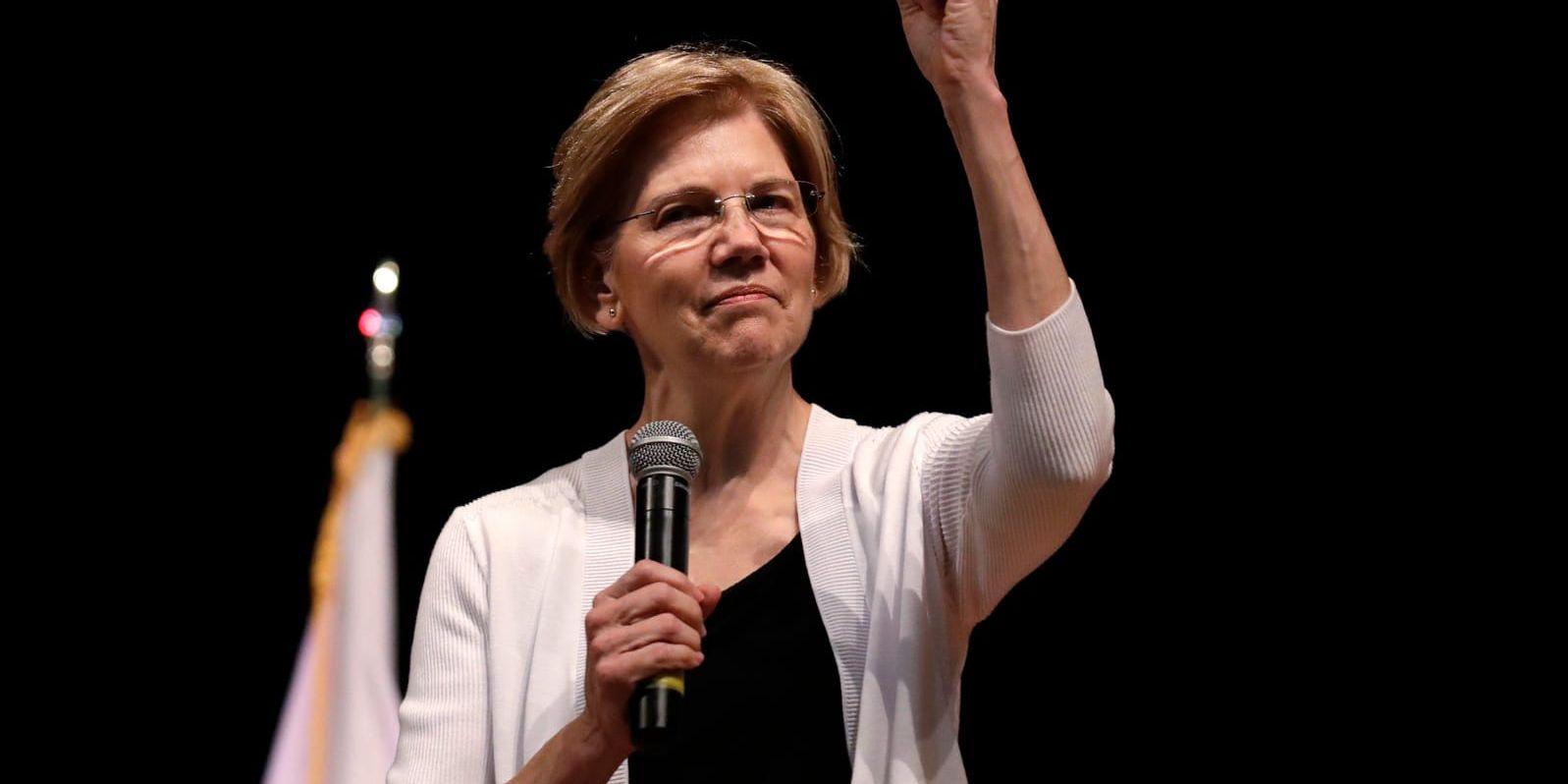 "Join the fight", är 69-åriga Elizabeth Warrens slogan. Arkivbild.