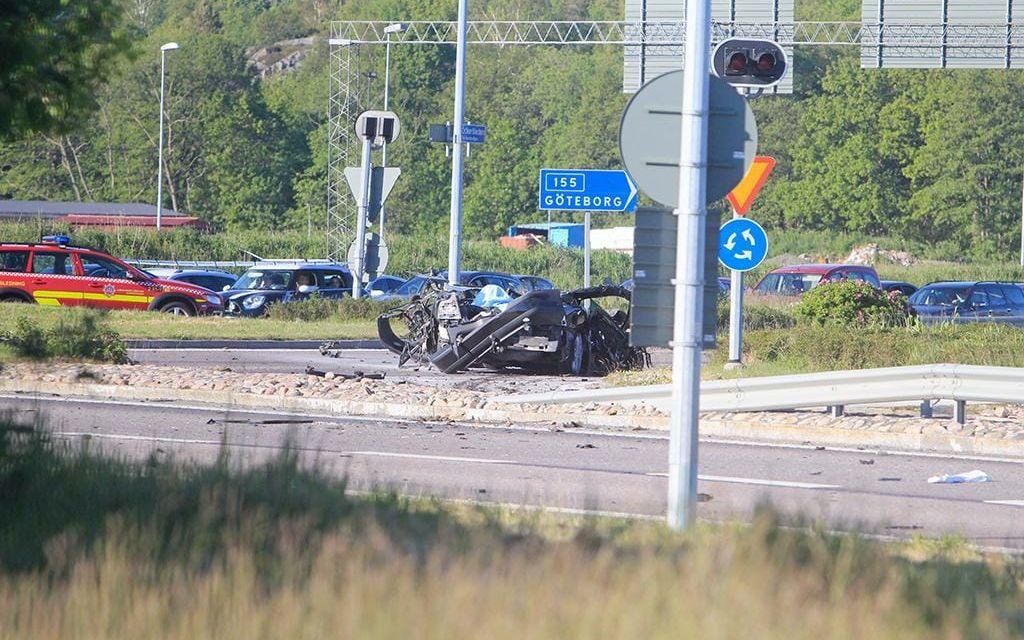 I juni 2015 dog flera personer och ett barn i samband med att en bil exploderade i Torslanda. Foto: Björn Andersson.