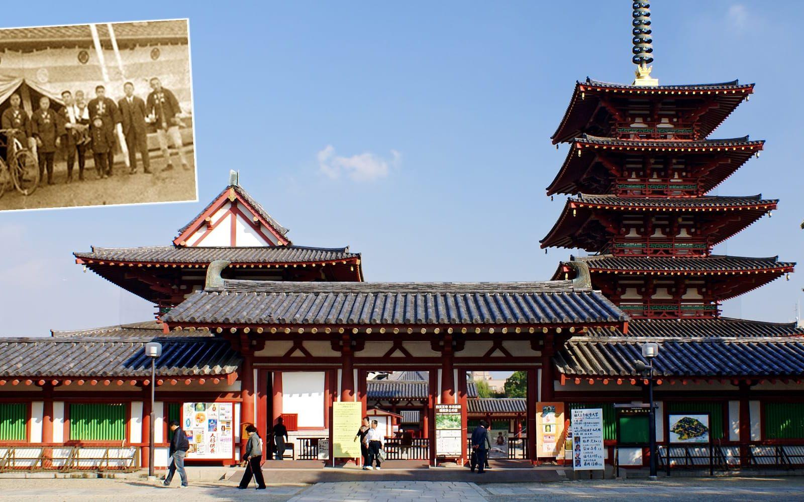 <strong>VÄRLDENS ÄLDSTA FAMILJEFÖRETAG.</strong> För 1400 år flyttade den koreanska familjen Kongo till Japan för att påbörja byggandet av det buddistiska templet Shitennoji och några århundraden senare byggde de även slottet i Osaka. Efter 40 generation i samma ägo är Kongo Gumi är fortfarande verksamma vilket gör dem till världens äldsta företag. Foto: Wikipedia