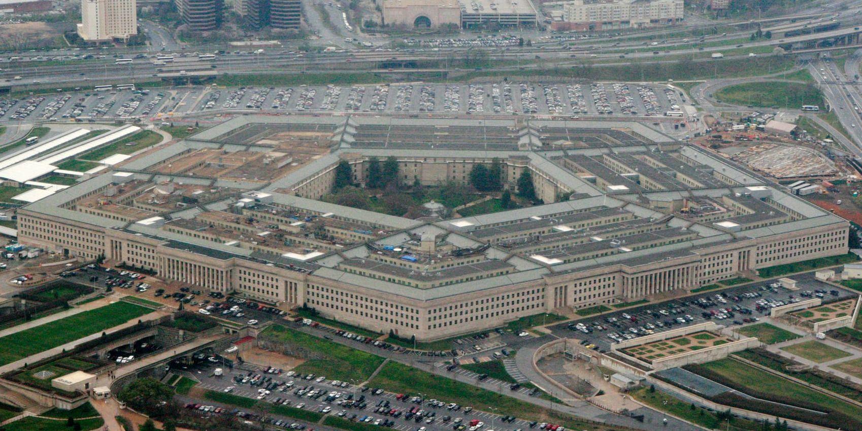 Försvarshögkvarteret Pentagon i Washington. Arkivbild.