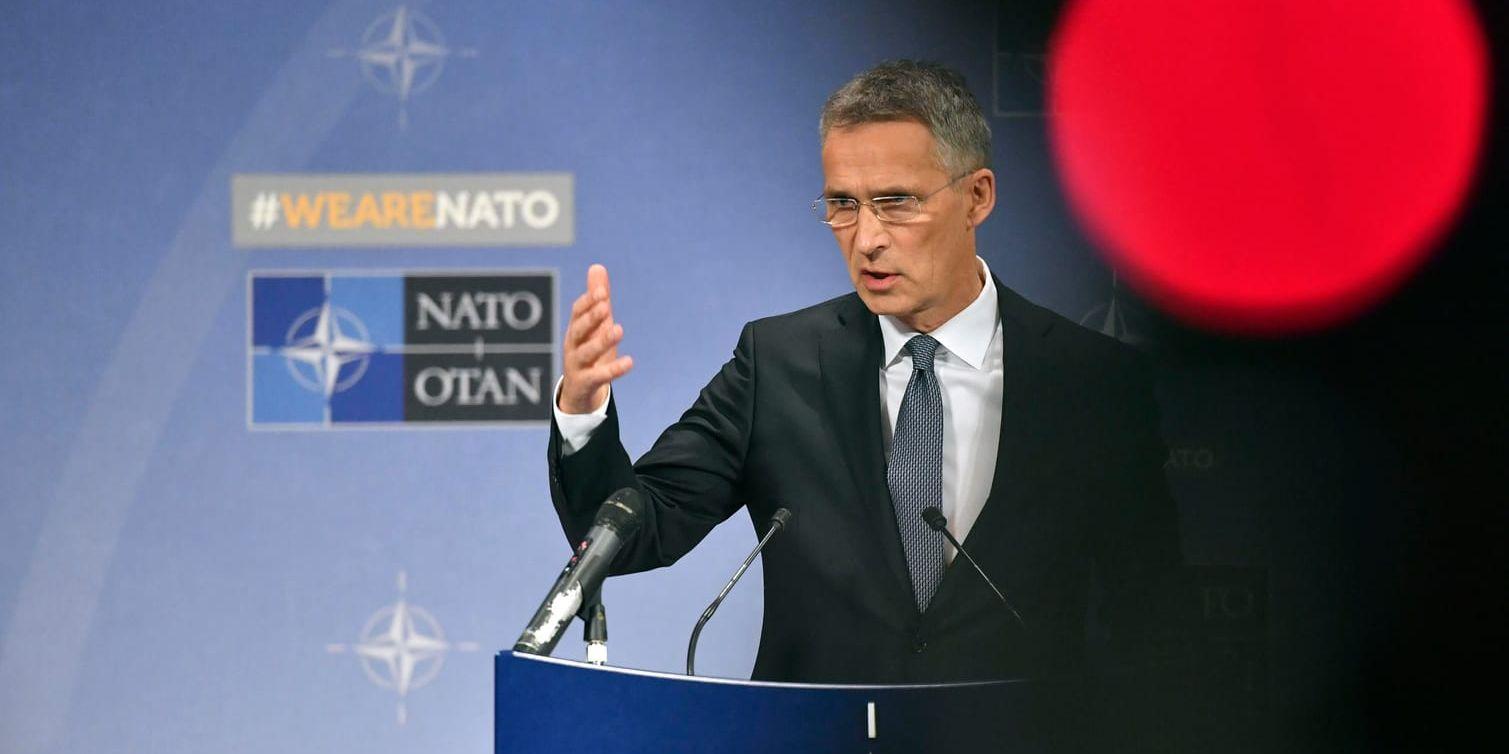 Försvarsalliansen Natos generalsekreterare Jens Stoltenberg. Arkivbild.