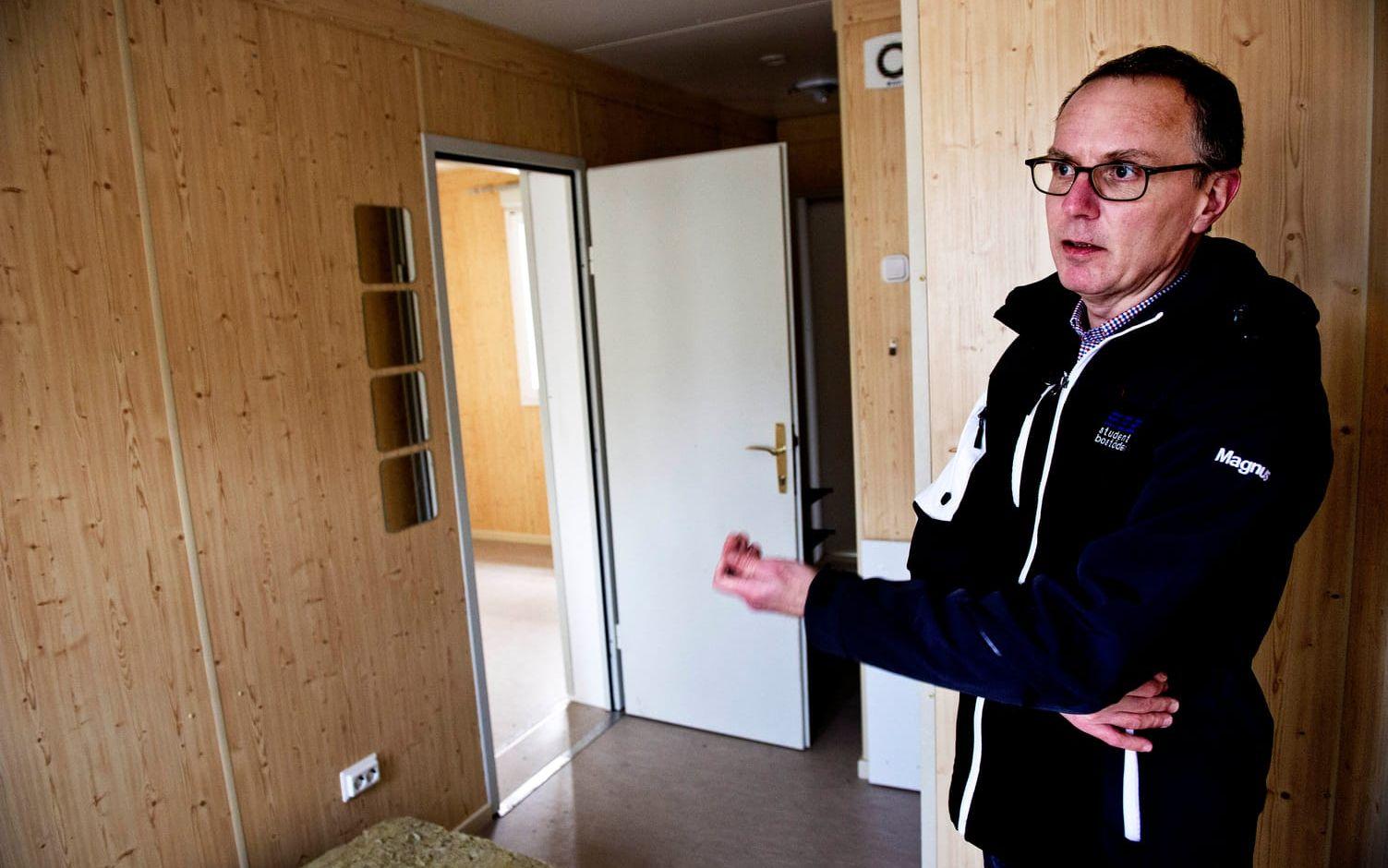 Magnus Bonander är fastighetschef på Stiftelsen Göteborgs Studentbostäder, SGS, och ser situationen som mycket negativ. Bild: Anders Hofgren