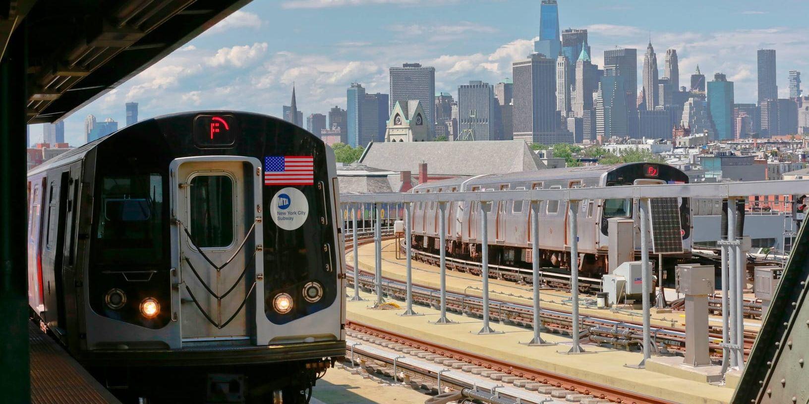 New Yorks tunnelbana. Arkivbild.