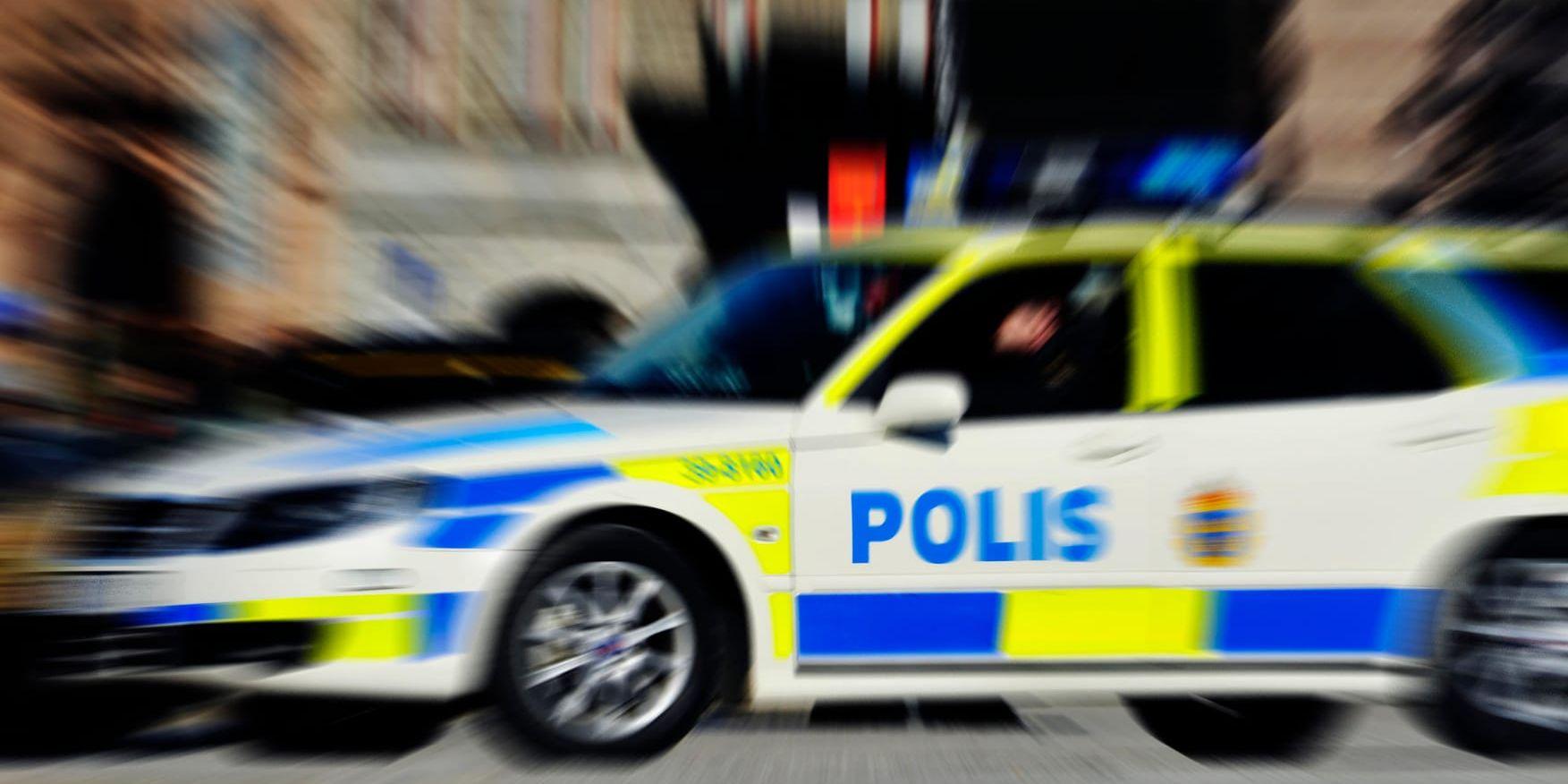 I juni i fjol skottskadades en man i 20-årsåldern i benet i centrala Halmstad. Nu åtalas fyra män som misstänkta för försök till mord. Arkivbild.