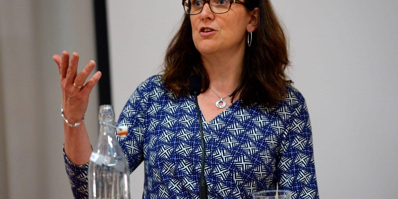 Hoppas på Ceta. EU:s handelskommissionär Cecilia Malmström. Arkivbild.