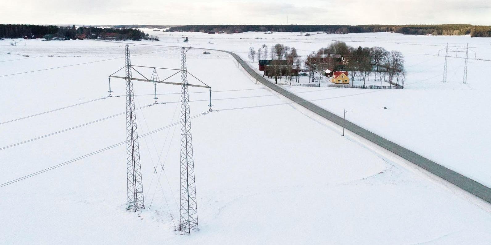 Svenska kraftnät varnar för att det kan bli elbrist i vissa delar av landet. Arkivbild.