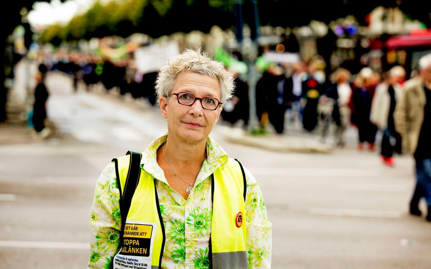 Barbara Lindell från föreningen Nätverket Trädplan Göteborg. Bild: Per Wahlberg
