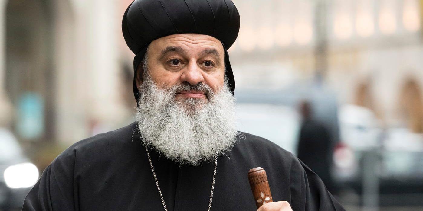 Patriark Ignatius Aphrem II. Arkivbild.