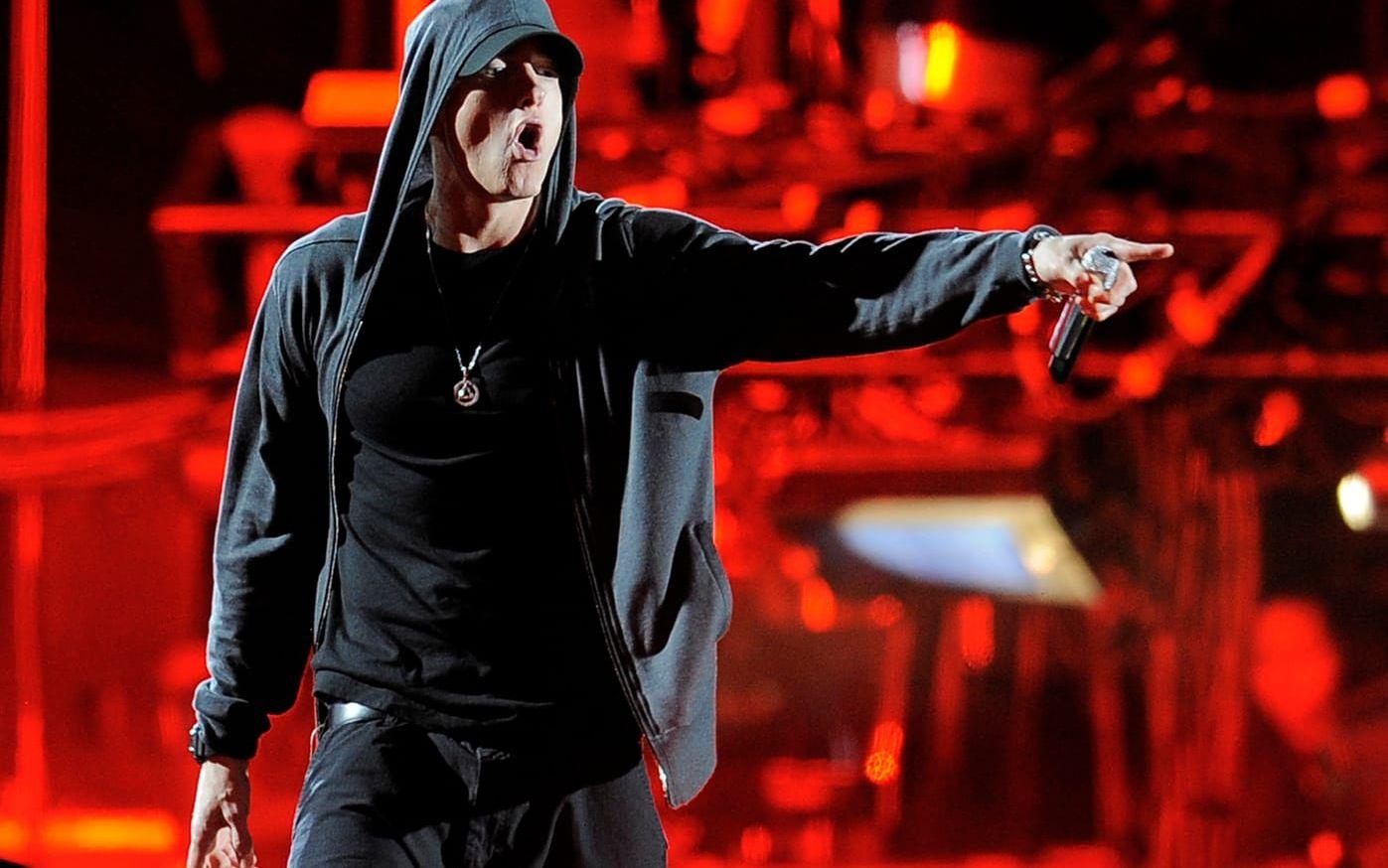 Eminem toppar Spotifys mest spelade album i Sverige just nu.