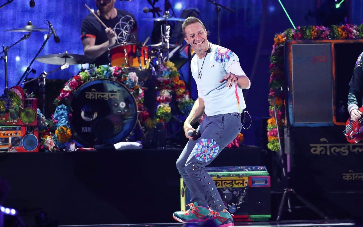 Coldplays samarbete med The Chainsmokers tog dem till topplistan för 2017.