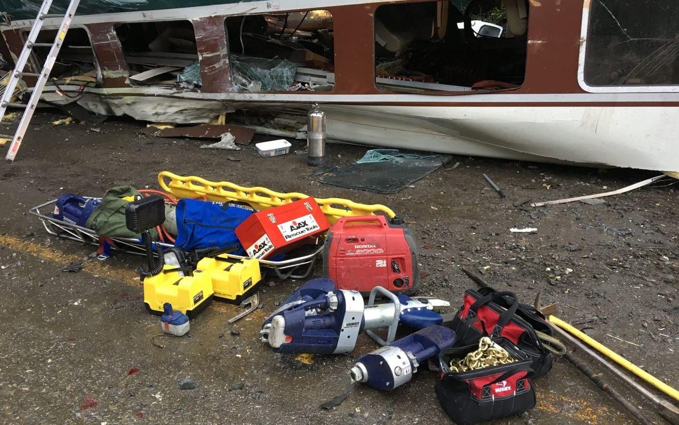 Flera uppges ha mist livet och ytterligare många ska vara skadade. Bilder: Tacoma County / Piercepolisen