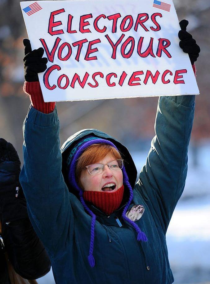Många amerikaner hoppas på ett uppror bland elektorerna. FOTO: TT