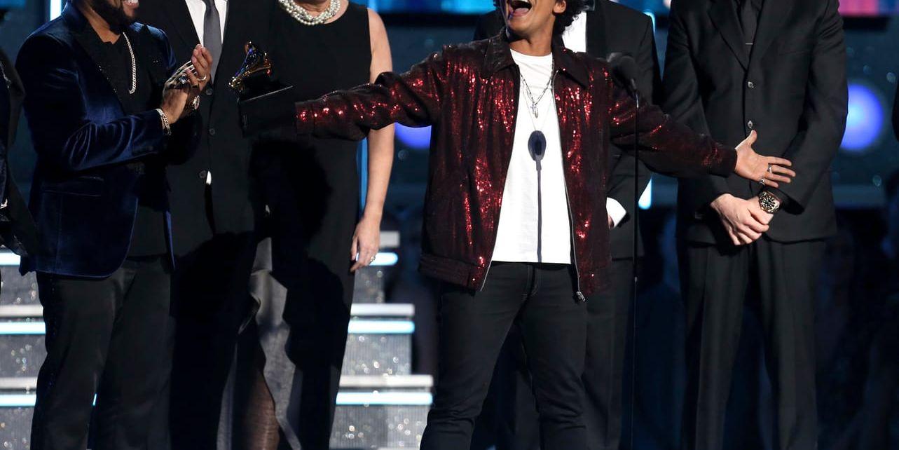 Bruno Mars gick hem med flera priser.