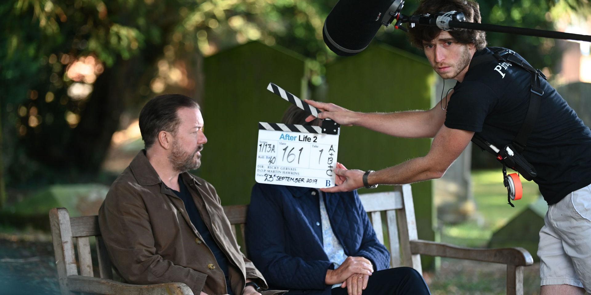 Ricky Gervais har både skrivit och regisserat 'After life 2'. Pressbild. 
