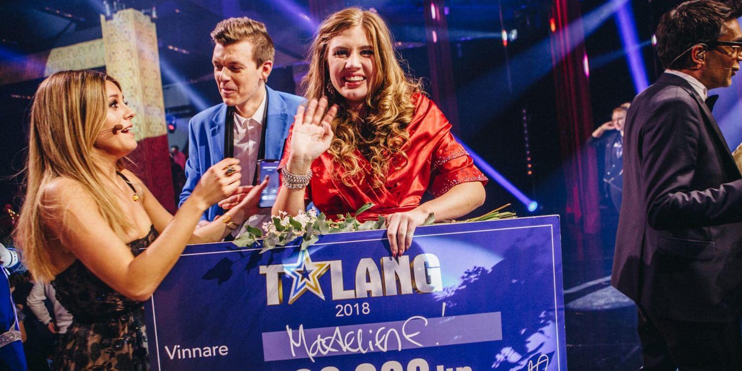 Madeleine Hilleard är årets vinnare av "Talang" i TV4. Pressbild.