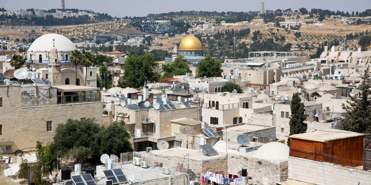 Såväl israeler som palestinier vill ha Jerusalem som huvudstad.