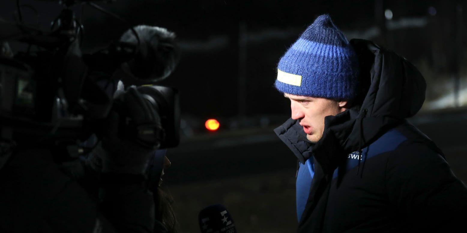 Calle Halfvarsson har aldrig tidigare känt sig så trött i ett lopp som under skiathlontävlingen i Pyeongchang.