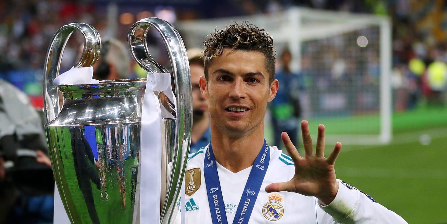 Ronaldo vann sin femte Champions League titel tidigare i år. 