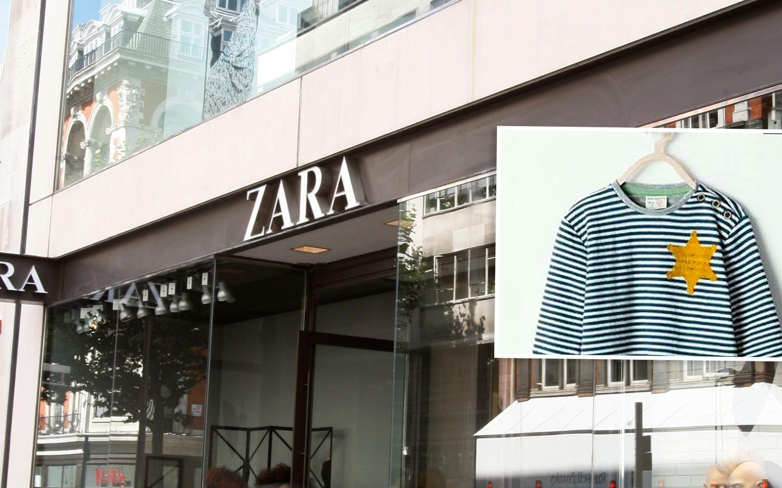 <strong>ZARA 2014. Reklamen:</strong> Den spanska modejätten Zara säljer randiga barntröjor med gula stjärnor på. <strong>Kritiken:</strong> Zara orsakar stor ilska eftersom tröjorna liknar plaggen som judar tvingades bära i andra världskrigets koncentrationsläger. <strong>Efterspelet:</strong> Zara ber om ursäkt, agerar snabbt och tar bort plagget från sina hemsidor. Bolaget hävdar att den gula stjärnan var inspirerad av västernfilmer och sheriffer. Foto: TT/Zara