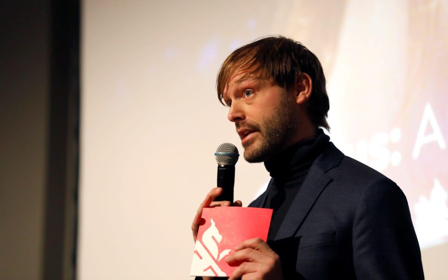 Festivalens konstnärlige ledare Jonas Holmberg presenterade på tisdagen programmet till Göteborgs 42:a filmfestival.