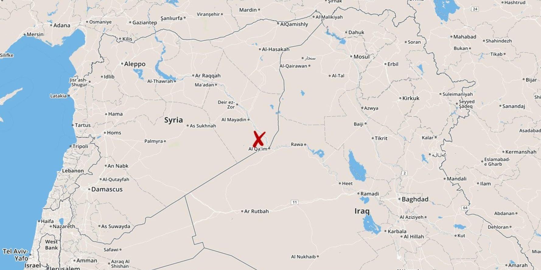 Platsen där IS har ett av sina få kvarvarande fästen i östra Syrien.