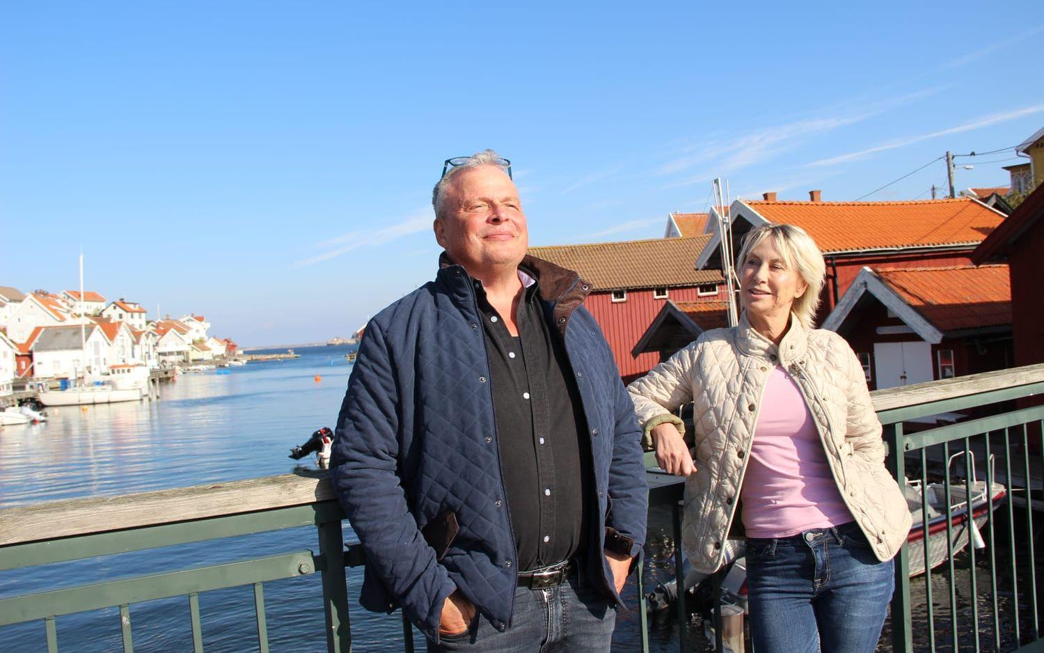 För fyra år sedan flyttade Lars och hustrun Jeanette Mossberg till Lars föräldrahem på Gullholmen. Bild: Lisa Henricson