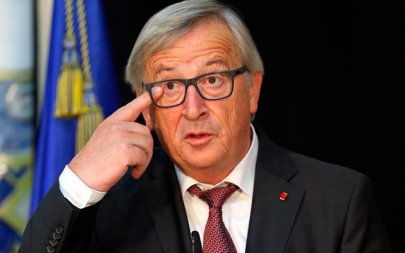 Jean-Claude Juncker är det närmaste man kommer en president inom EU. Den kristdemokratiska politikern har bland annat varit premiärminister i hemlandet Luxemburg. I Junckers senaste tal till unionen menade han att EU nu har "vind i seglen". Tillsammans med Stefan Löfven är Jean-Claude Juncker värd för EU-toppmötet i Göteborg. Bild: AP Photo/Armando Franca