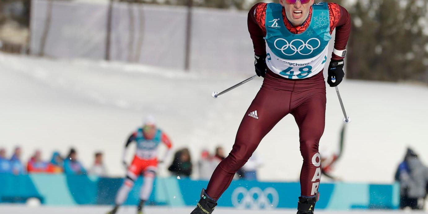 Denis Spitsov har avslutat två OS-stafetter som silvermedaljör. Något guld har det inte blivit för OAR.