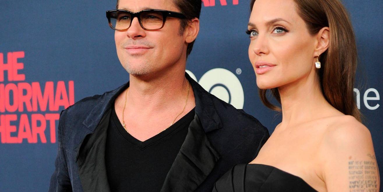 Brad Pitt låter sig djupintervjuas för första gången sedan skilsmässan från Angelina Jolie. Arkivbild.