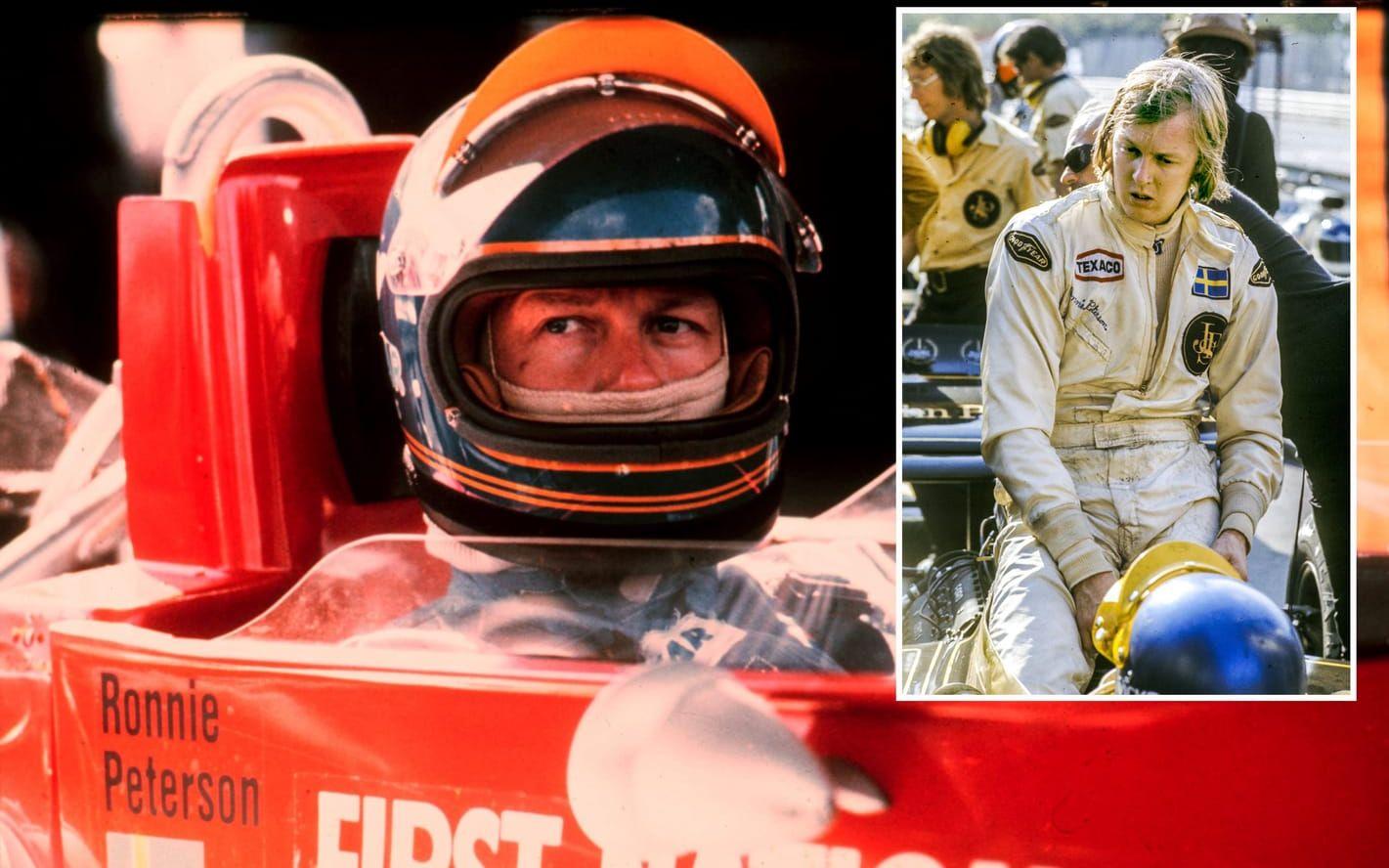<strong>Ronnie Peterson</strong> är Sveriges mest framgångsrike F1-förare, med 123 lopp och tio segrar på meritlistan. Foto: TT