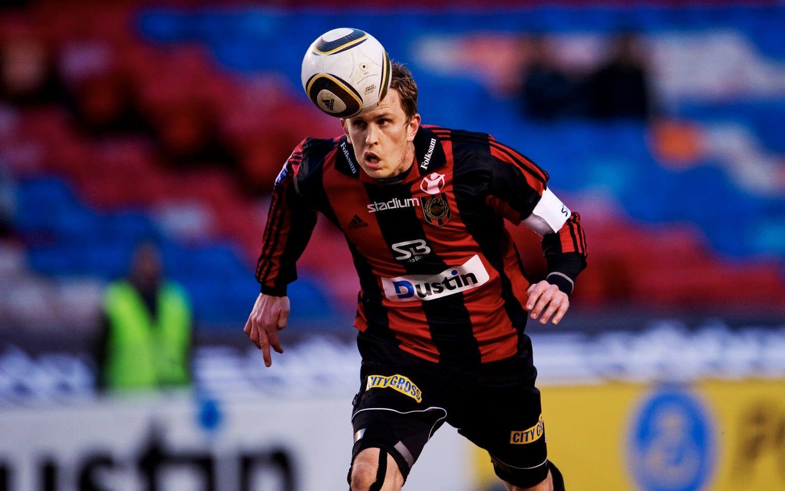 <strong>Pontus Segerström</strong> inledde och avslutade karriären i Brommapojkarna. Och var lagets kapten 2010-2014. Foto: Bildbyrån